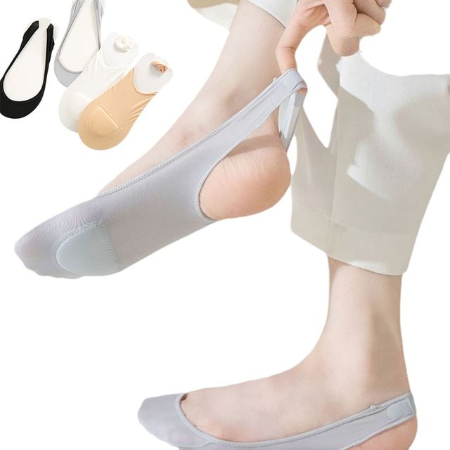 하이힐 여름 쿠션 덧신 5족세트 얇은 양말 미끄럼방지