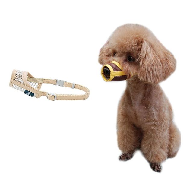 소형견 강아지 입마개 물림 방지 메쉬 짖음방지 산책