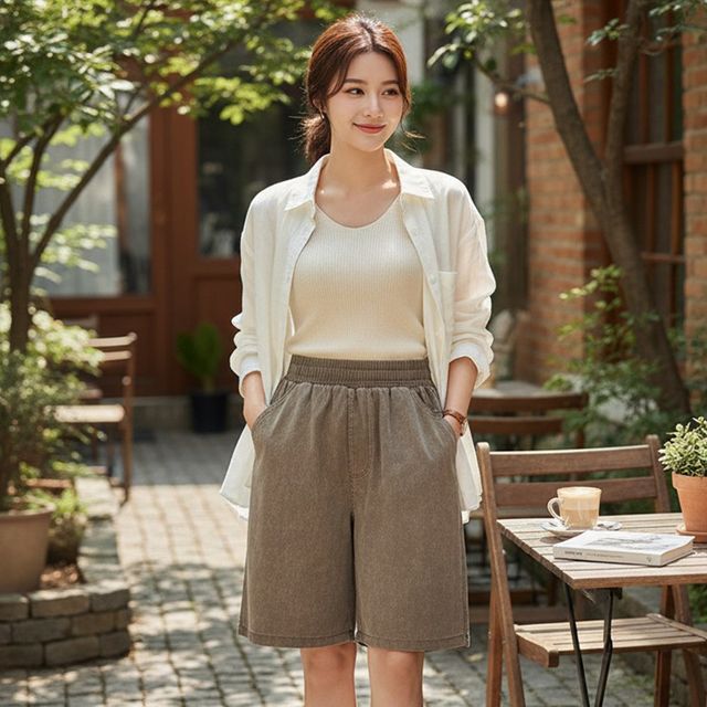 남녀 필타로덴 워싱 반바지 하프팬츠 SD-262032