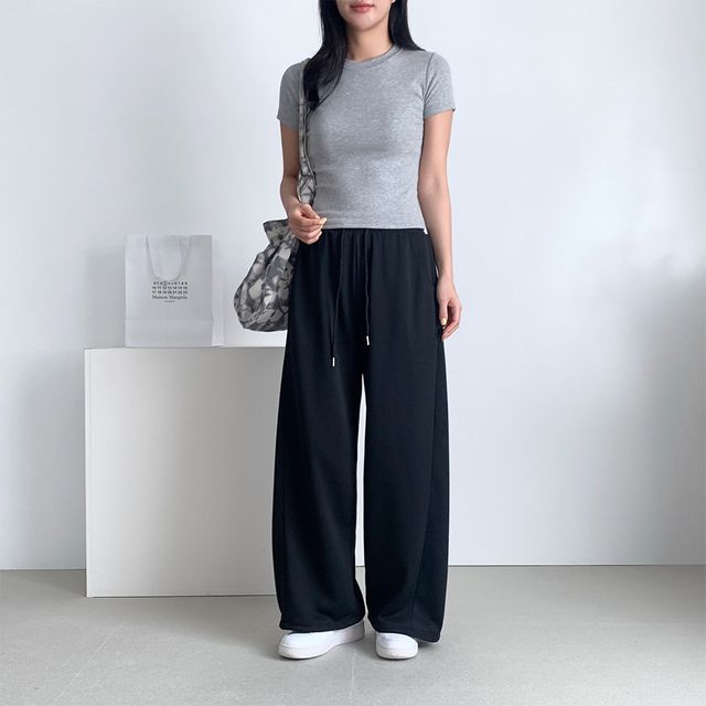 세실로 스트릿 와이드 스트링바지 SD-250440