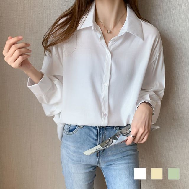 아르키 루즈핏 블라우스 셔츠 SD-230431