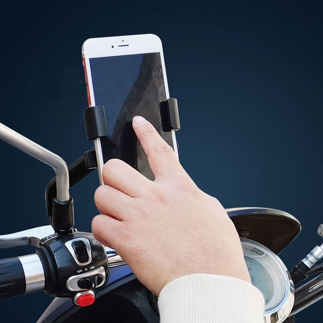 오토바이 자전거 360도 회전 배달 핸드폰 거치대