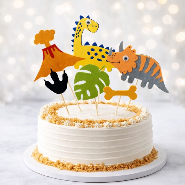 공룡들의 먹이사냥 케이크 토퍼 MIR-1007081