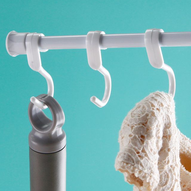 다용도 주방 욕실 압축봉 소품 걸이 후크 S고리 10P