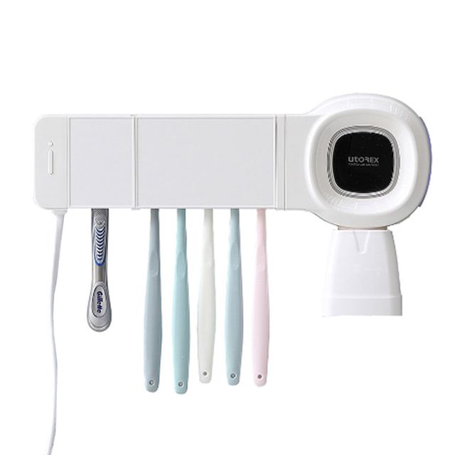 유토렉스42W 유선 칫솔살균기 면도기 양치컵부착식