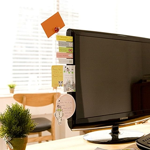 모니터친구 자석메모보드 30cm 좌우선택
