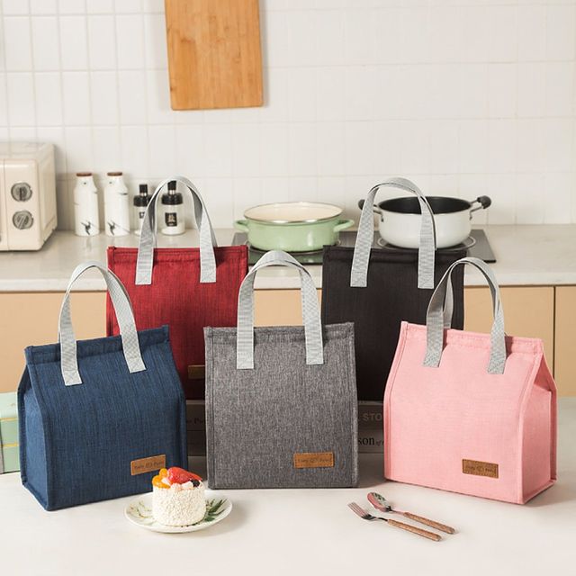 도시락 가방 찍찍이 보온 보냉 가방 URK-161