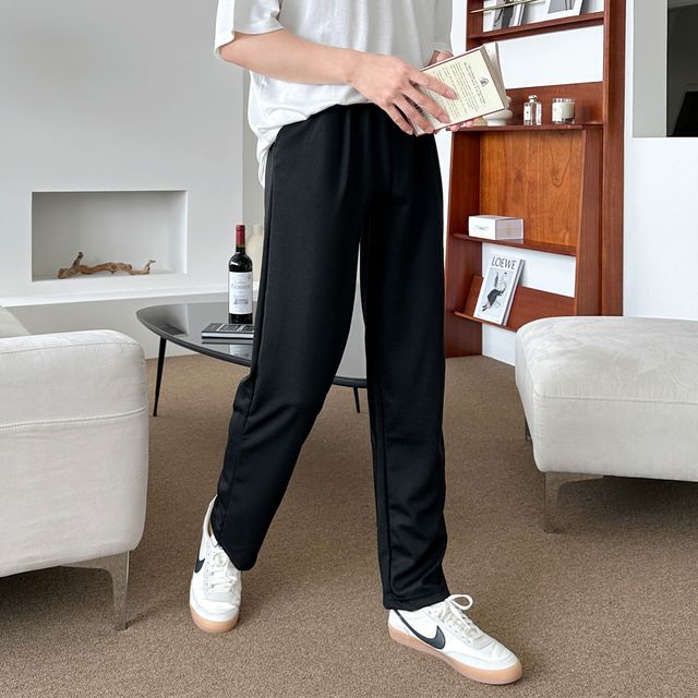 남자 밴딩 바지 편한 트레이닝 츄리닝 일자 팬츠