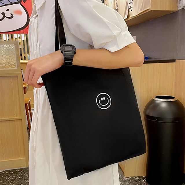 귀여운 스마일 기본 에코백 URK-040