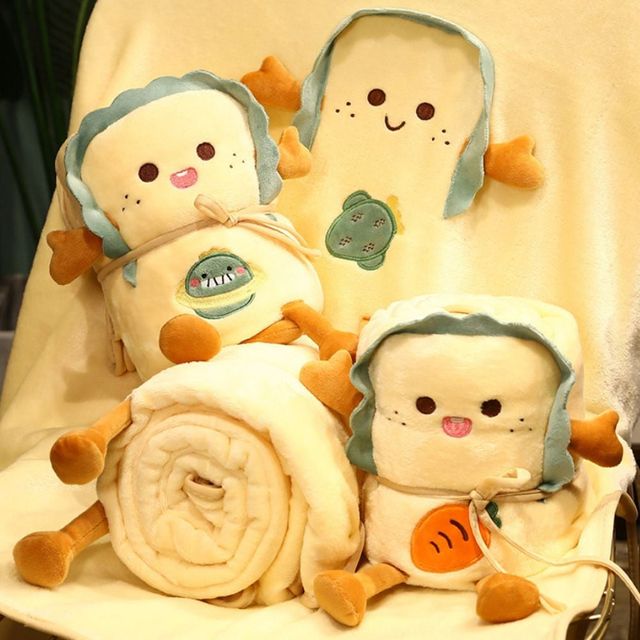 키밍 귀여운 극세사 캐릭터 무릎담요 사무실 휴대용