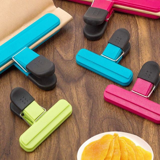 밀봉 클립 4P 세트 - 비닐봉지 밀봉 홀더 쿠킹 클립