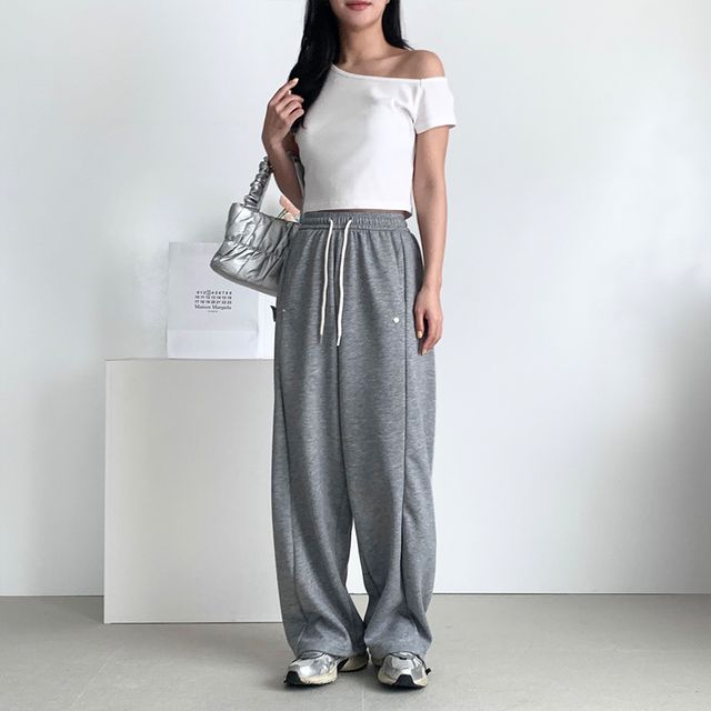 체라 도프 스냅 오버와이드 스트링바지 SD-250429