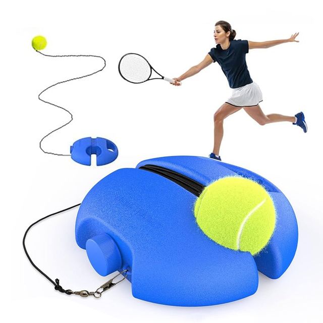 테니스 셀프 연습기 리턴볼 스윙 벽치기 훈련기 세트