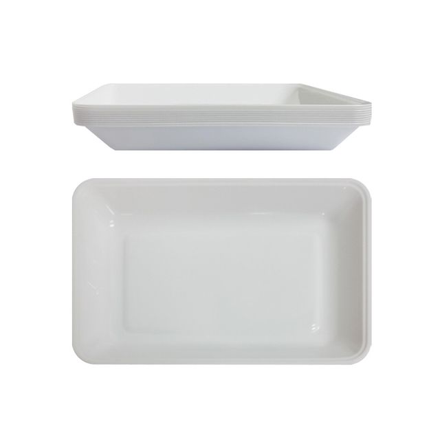 다회용 네모 일회용기 사각접시 중2호 10개