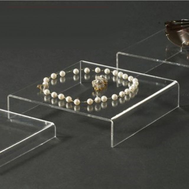 아크릴 상품진열대 소품진열대 ㄷ자 받침대 40