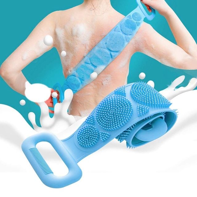 실리콘 샤워타월 부드런운 때밀이 등밀이 목욕타올