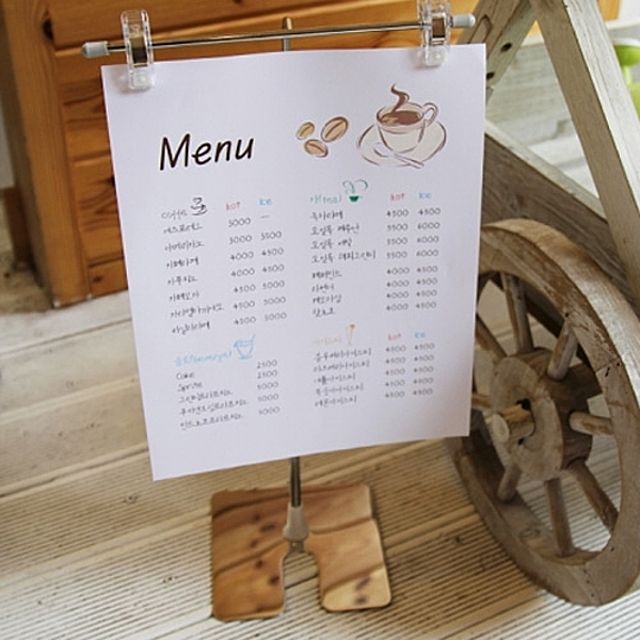 ( 높이조절 스텐 T자 걸이 소형 ) 홍보판 게시판 거치대 매장안내판 상품표시판 가격안내판 환영판 행사안내판 걸이대 전시장