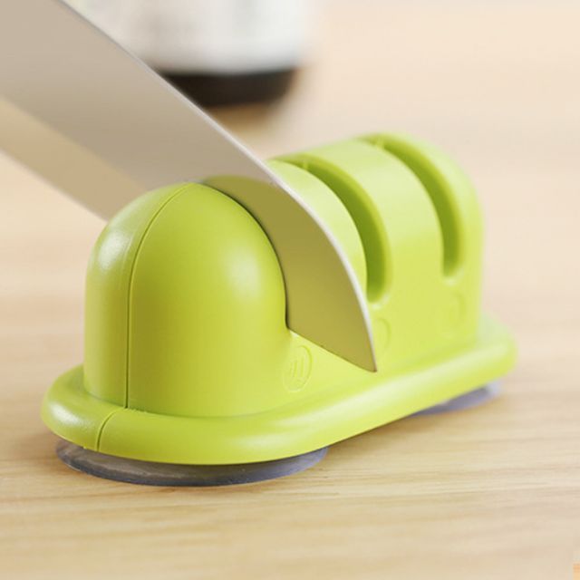 키밍 벽부착형 미니 칼갈이 주방용 3단 칼연마기