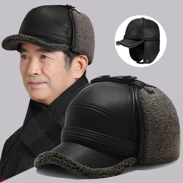 인조퍼 귀달이형 신사 방한모자 EL-1004795