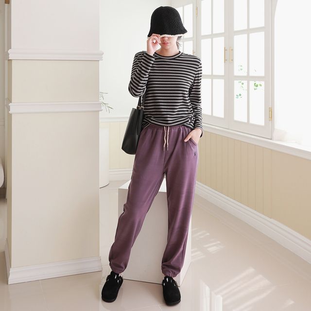 넬사르 허리밴딩 포그니 조거바지 SD-1003656