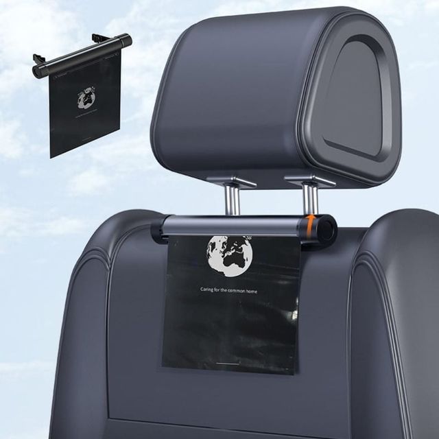 키밍 차량용 쓰레기봉투 수납기 휴지통 정리함 세트