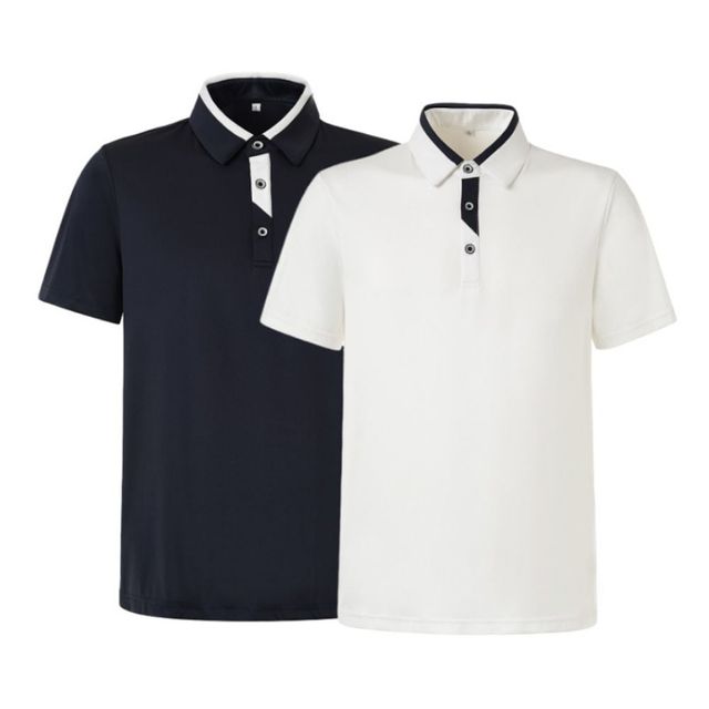 키밍 남성 골프 냉감 반팔 셔츠 여름 골프복 카라티