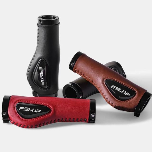 자전거 핸들바 가죽 실리콘 그립 손잡이 산악용