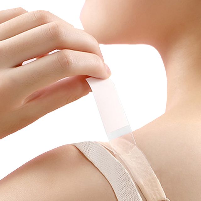 장만A706 의류부착 임시고정 투명양면테이프 스킨 옷부착 36매 브라 셔츠 브라우스