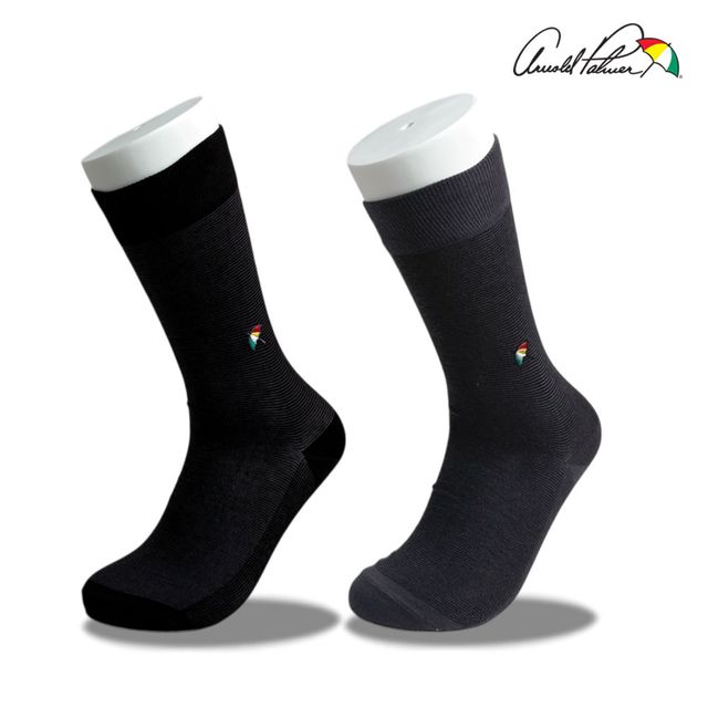 아놀드파마 남성 줄무늬 정장 장목 양말 LM-1002407