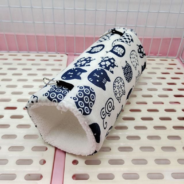 하우스 겨울 소형 주머니 햄스터 소동물 터널 2개입