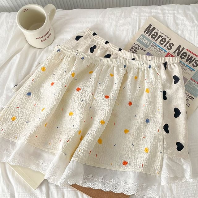 레이스 잠옷 반바지 LM-0404