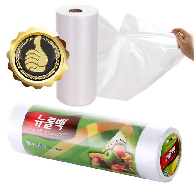 뉴롤백 500매 30x40대형 대용량 롤 위생백 비닐봉지