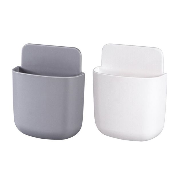 다용도 벽걸이 리모컨 수납 케이스 벽홀더 정리함