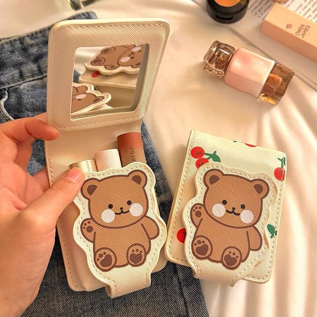 휴대용 립스틱 파우치 미니 휴대용 여행 보호케이스