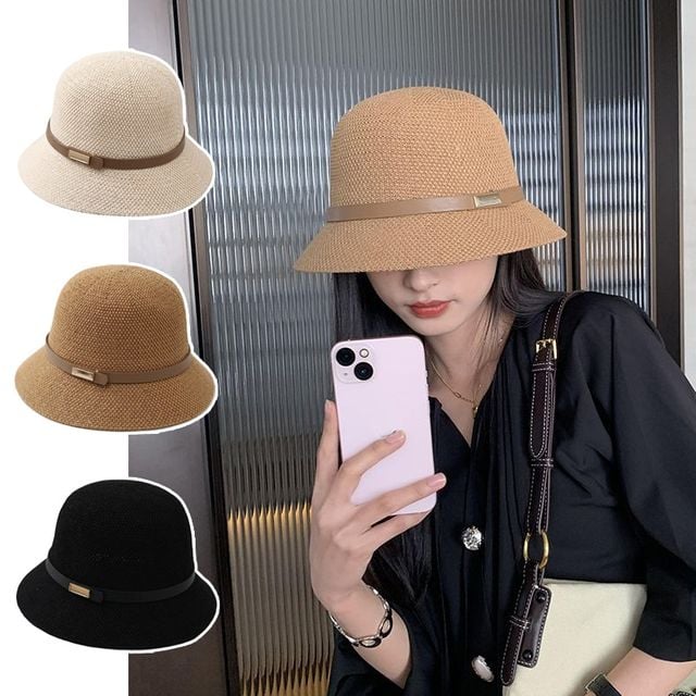 사각벨트 짜임 버킷햇 EL-1007313