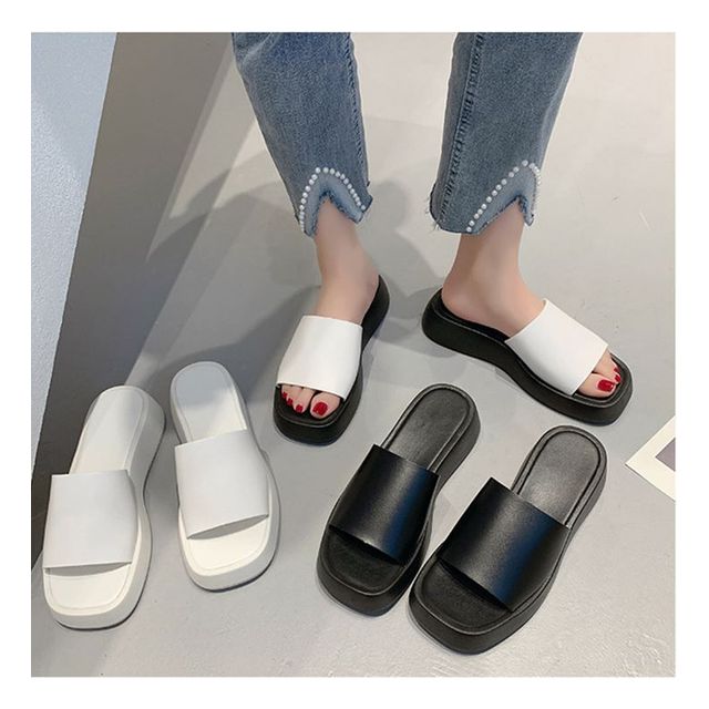 여성 쿠션 편한 슬리퍼 사무실 실내화 신발 중굽