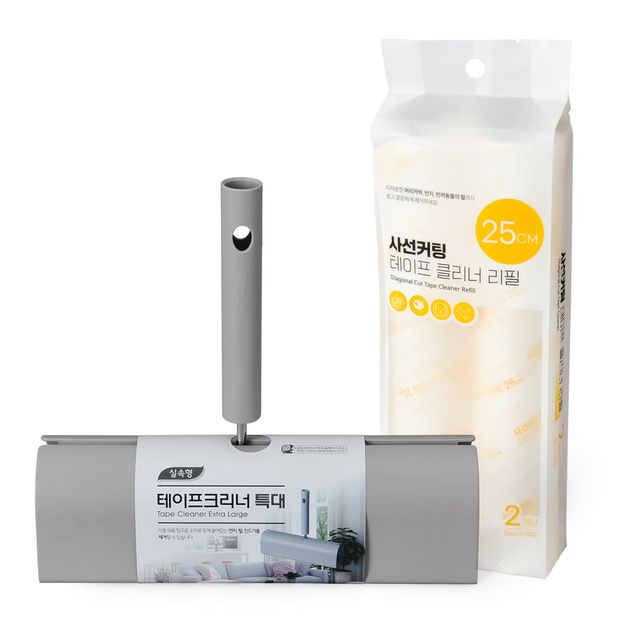 삼정 실속형 테이프클리너 25cm 특대 사선커팅 리필 테이프크리너