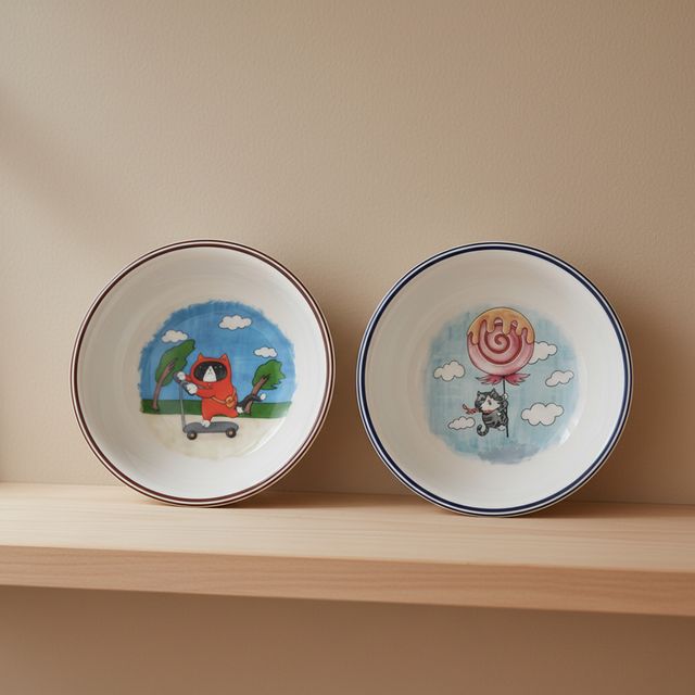 모리네코 팝아트 찬기 14cm 앞접시 볼 CHS-1005870