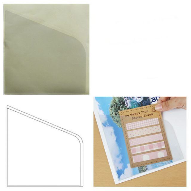 ( 코너형 포켓 라벨테이프 대형 30매 155x145