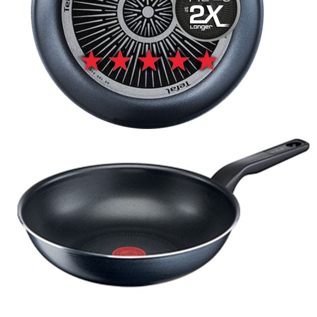 테팔28CM 프랑스산 XL포스 티타늄 웍 볶음팬 28cm 웍스 궁중팬