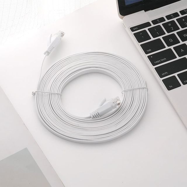 평면케이블 20M 인터넷선 PC 랜선 공유기선 랜케이블
