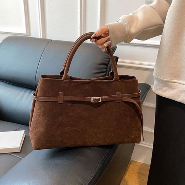 모던 스웨이드 토트 핸드백 JSC-1003608