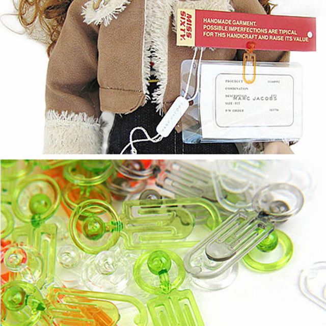 양방향 플라스틱 메모꽂이 메모클립 100개 메