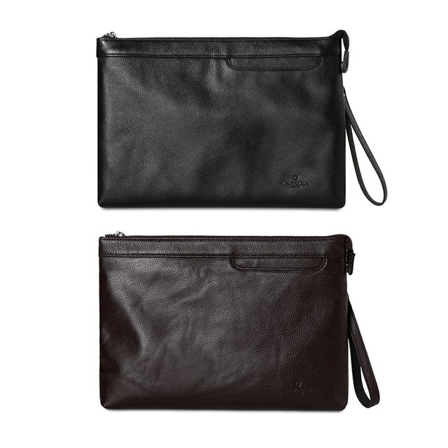 YB75 남성 가죽 클러치백 캐주얼 지갑 손가방 맨스백