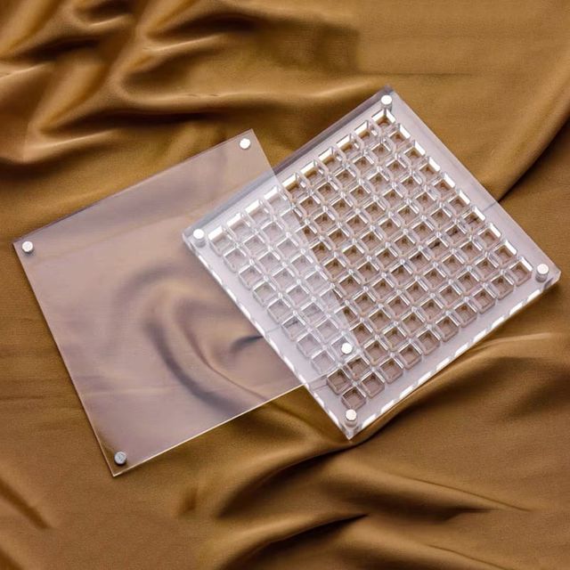 조개 투명 케이스 전시함 대용량 100칸 소품 보관함