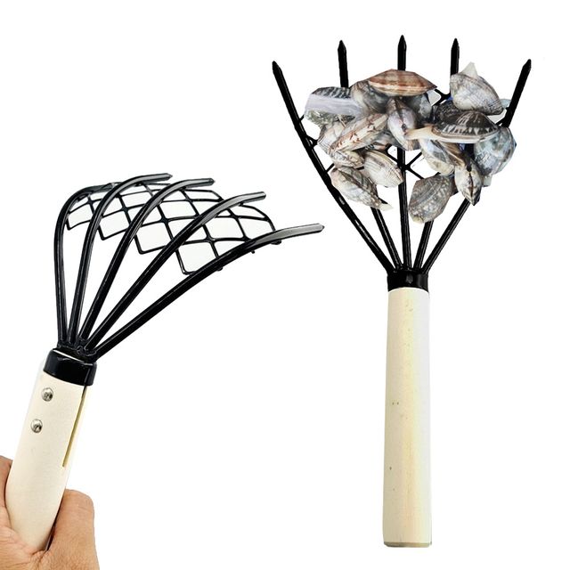 갯벌 바지락호미 조개잡이 갈퀴 해루질 오발 갈고리