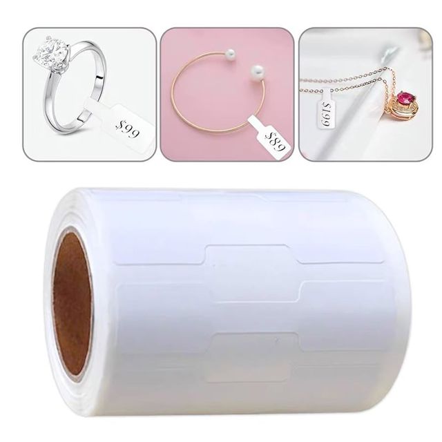 악세서리 가격표 라벨 스티커 500매 한롤 바코드 택