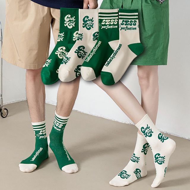 골프 테니스 그린 커플양말 4종세트 IT-23091