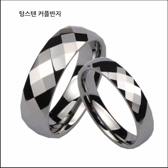 [해외] 텅스텐 커플 반지 남여 액세사리 쥬얼리 패션소품