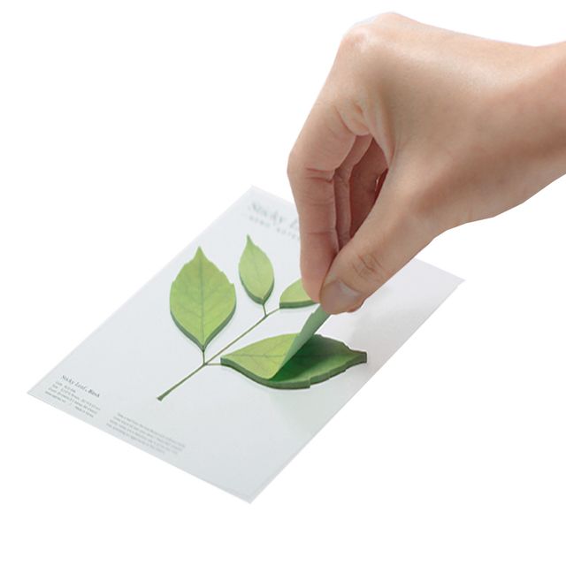 버치잎 외 대형 스티커리프 모음 점착메모지 포스트지